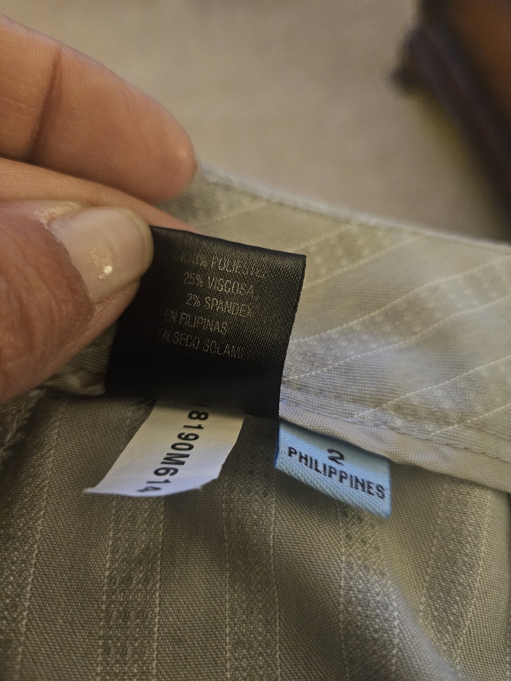Womans Slacks, Grey, - Picture 4 of 4